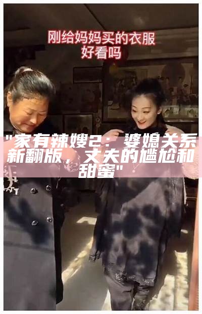 "家有辣嫂2：婆媳关系新翻版，丈夫的尴尬和甜蜜"