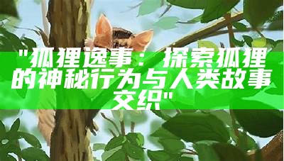 "狐狸逸事：探索狐狸的神秘行为与人类故事交织"