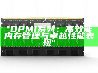 "DPMI系列：高效能内存管理与卓越性能表现"