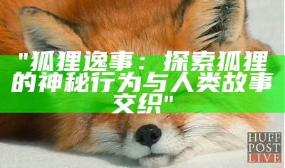 "狐狸逸事：探索狐狸的神秘行为与人类故事交织"