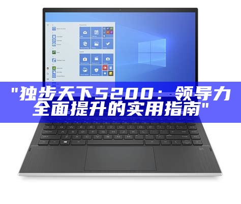 "独步天下5200：领导力全面提升的实用指南"