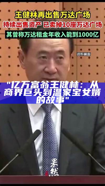 "亿万富翁王健林：从商界巨头到温家宝女婿的故事"